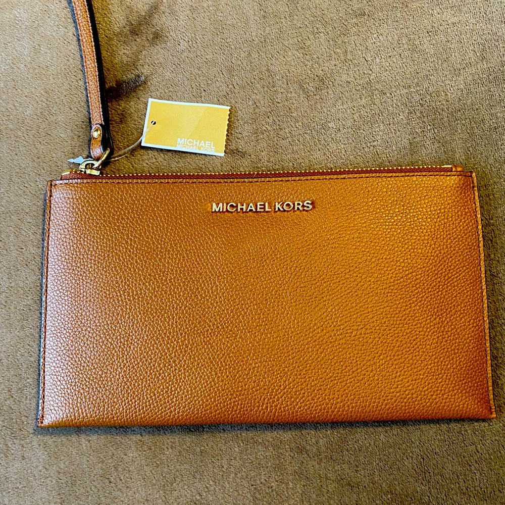 Clutch Wristlet Leather